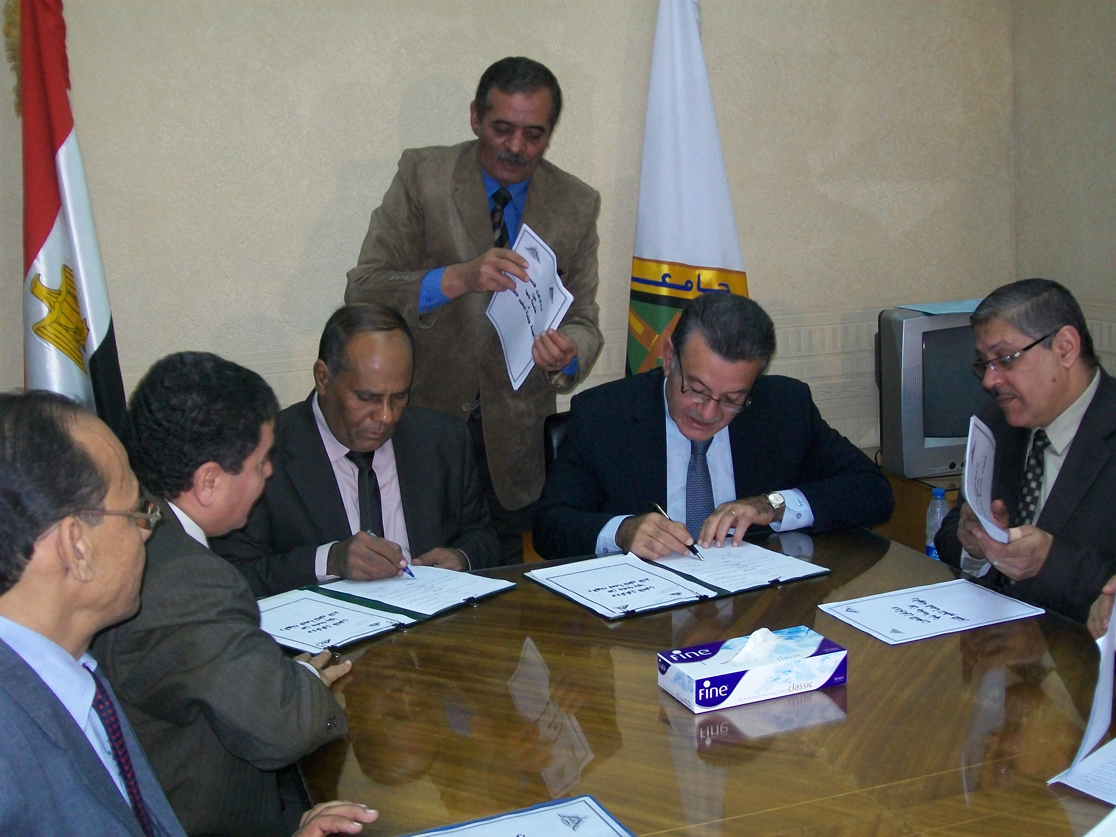 Cooperation between Benha University and Adult Education Authority