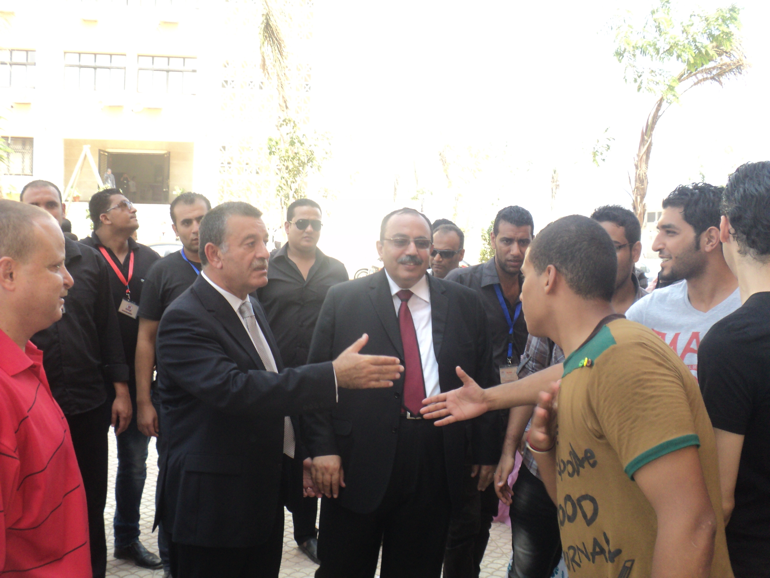 Qalyoubia Governor and Benha University President inspect the Faculties