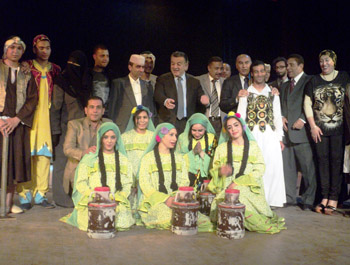 Theatrical Popular Coral in Benha University