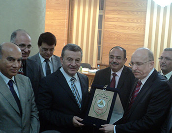 Benha University Council honors the Minister of Health