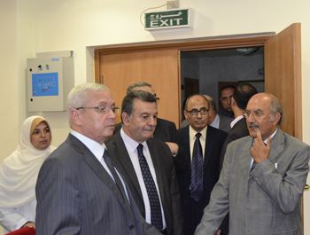 The Minister of Higher Education in Benha University Hospitals