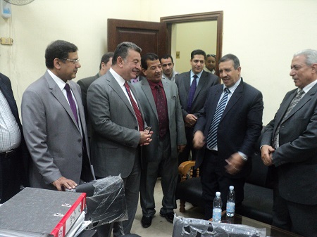 Prof. Dr. Ali Shams El Din visits the Faculty of Law