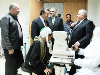 Benha University President inspects the University Hospitals
