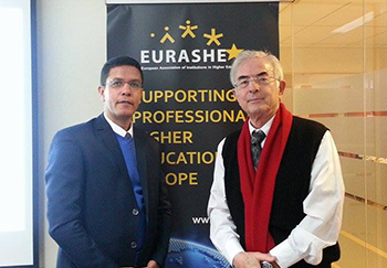 L'Université de Benha participe au rencontre annuel de l'Association européenne des institutions d'enseignement supérieur à Bruxelles: Eurashe