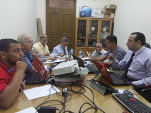 A Meeting in Benha University to host Its Website on Azure
