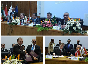 La signature d 'un accord de coopération pour la mise en place d 'une unité du développement des projets agricoles à l 'Université de Benha