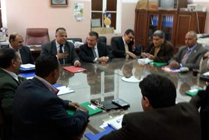 Benha University President heads the 1st Meeting of Faculty Members Club