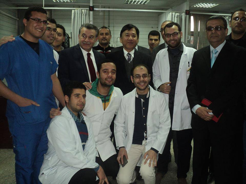 The Japanese Ambassador and Benha University President Visit the University Hospital