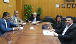 Cooperation Protocol between Benha University and CAF