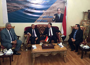 Benha University Delegation Meets the Egyptian Cultural Chancellor in KSA
