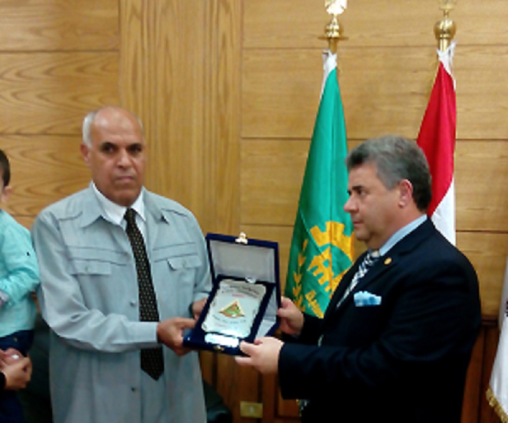 The Deans Board in Benha University honors the Family of Martyr Abd-Allah EL-Gendy