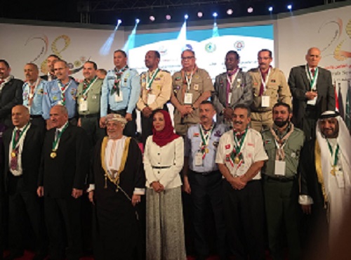 The university's son is awarded by obtaining the highest medal of scouting in the Arab-Region