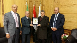 “Holding the First Arab Forum about Higher Education in Cooperation with Jordan” says the University President 