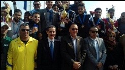 Benha university's awards in the student's families festival in Suez Canal