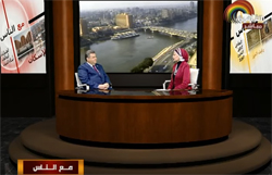 La rencontre du professeur El Sayed El Kaddi Président de l'Université de Benha dans le programme télévisé “avec les gens”.