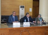 “We have to pre-solve the mistakes and work as a team” says the university president to the mangers of the departments in Benha University
