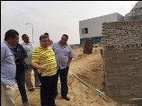 “How can I get a day off while the workers are getting the job done in EL-Obour” says the university president in his visit to the workers in the Labor Day