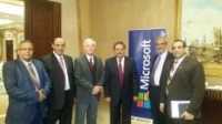 The participation of Benha University's delegation in Microsoft conference in the Nile Ritz hotel at Cairo