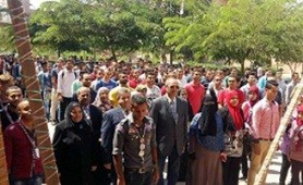 El-kady inspects eight faculties in the first day of the academic year 