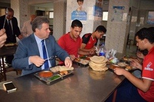 “Excellent hostels and fewer complaints: is the motto of the university president's visit to the university hostels 
