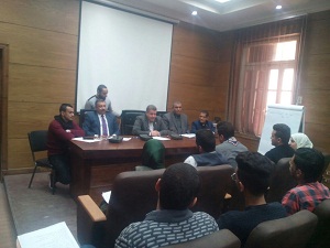 “It is necessary to link between the union and the University” says EL-Kady in the first meeting with the students' union