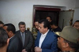  The minister of higher education suddenly visit the university's hospital 