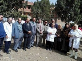 A veterinary convoy to be sent to the village of Asneit from Benha University