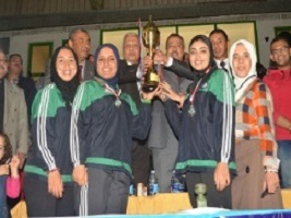 The ending of the activities of the sport festival of Benha University