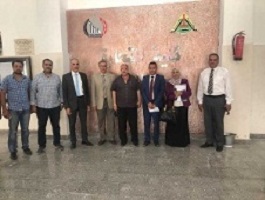 The supervision committee of the faculties’ performance visits the faculty of commerce in Benha University