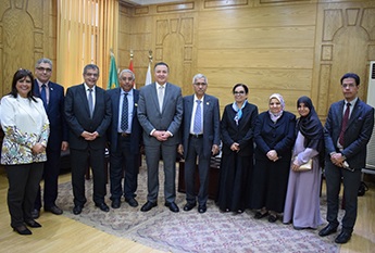 EL-Saied heaps praise on the Egyptian-Emeriti relationship upon hosting the delegation of Ras-EL-Khima University 
