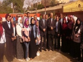 EL-Magraby attends the final ceremony of the students' hostels activities  