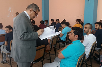 El Maghraby inspects the Final Exams of Foreign Students at Faculty of Physical Education