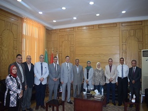 El Saeed receives a delegation from the National Center for Assessment