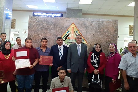 The University President honors Masters and PhD Holders of the University Employees   