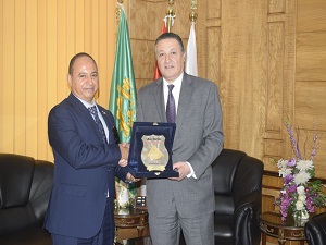 Benha University President receives Dr Nasser El Shemy