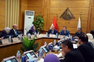 EL-Saeid presides over the university council meeting in the presence of new Qulubia governor