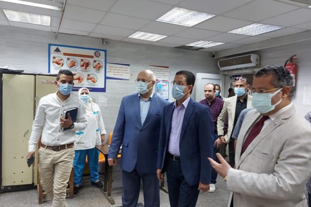 El Gizawy inspects Benha University Hospital in the First Day of Eid El Fitr