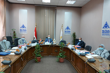 Benha University President heads the Dean Selection Committee for Faculty of Nursing