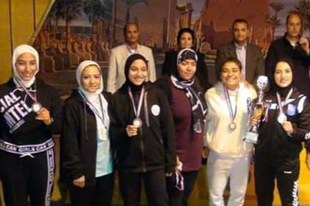  Benha University Girls' get Two Medals at University Girl Olympiad at Luxor