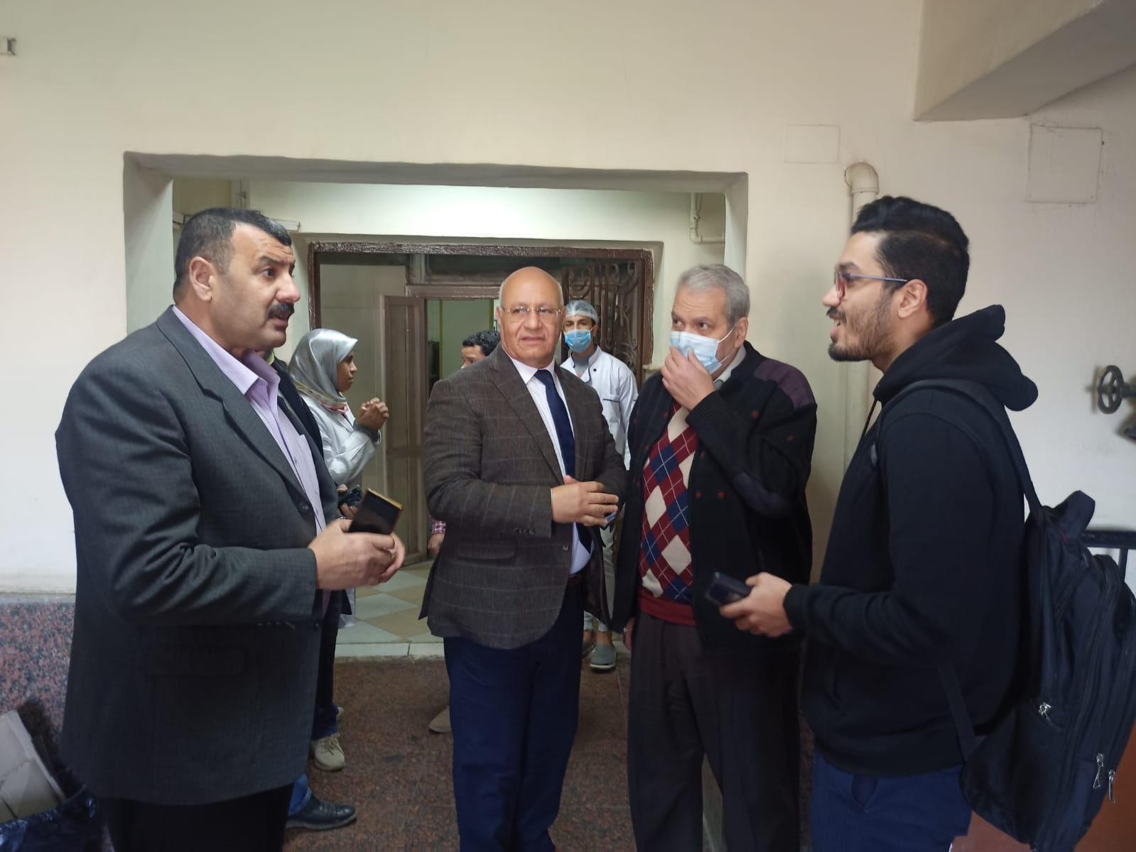 Benha University President inspects Benha University Hostels at Shoubra