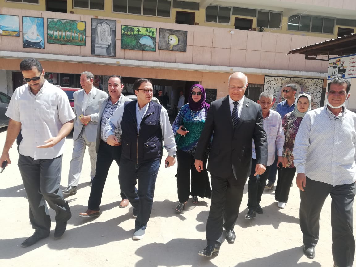 BU President inspects Exams Work at Faculty of Specific Education 
