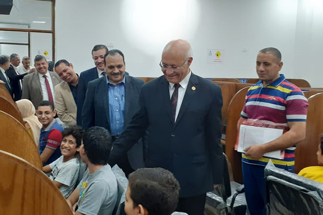 BU President Inspects the 3rd Phase of Ashbal Misr Digital Initiative