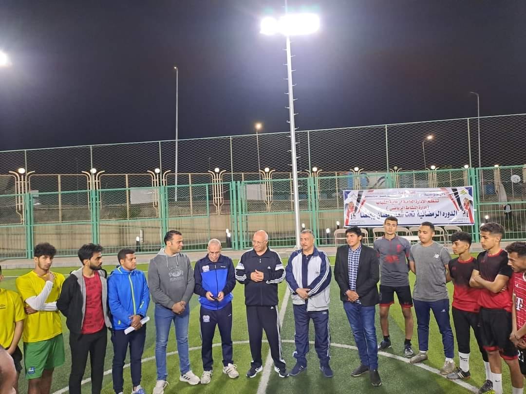 رئيس جامعة بنها يفتتح فعاليات الدورة الرمضانية "رمضان يجمعنا" لكرة القدم