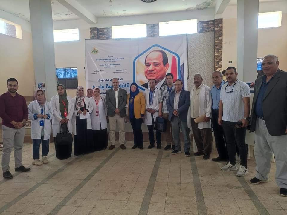 BU sends a medical convoy to the village of Mit-Khenana in Toukh in accordance with the initiative of decent life. 