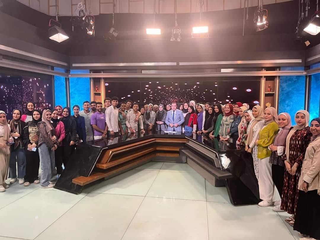 BU Media department students continue to pay visits to the Egyptian Media production city studios