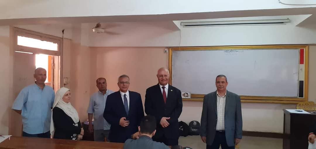  BU president inspects the exams halls in three faculties