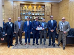BU council honors of the team of the faculty of engineering/ Shubra official page verification