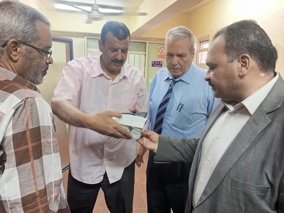 Benha University vice president of educational and students affairs inspects the participating delegations residences in the first sport festival for Delta Universities 