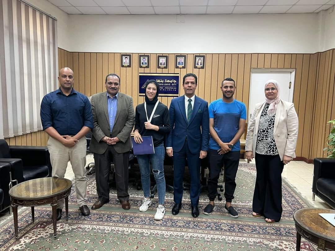Benha University obtains the first place and the golden medal in Egypt's Jujitsu competition