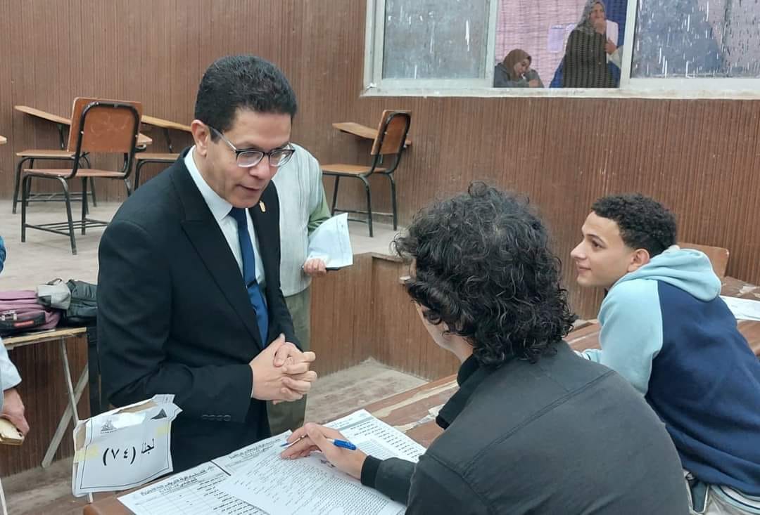 BU President inspects the First Semester Exams at Faculties of Commerce and Arts 